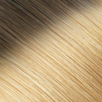 R4A-14/22 — Rooted Golden Blonde hair shade reference