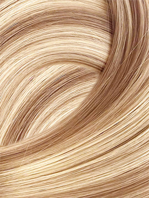 18/BL22 — Ash Blonde · Bleached Beach hair swatch