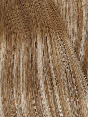 R8A/8A/BL22 — Rooted ash chestnut to beach hair swatch