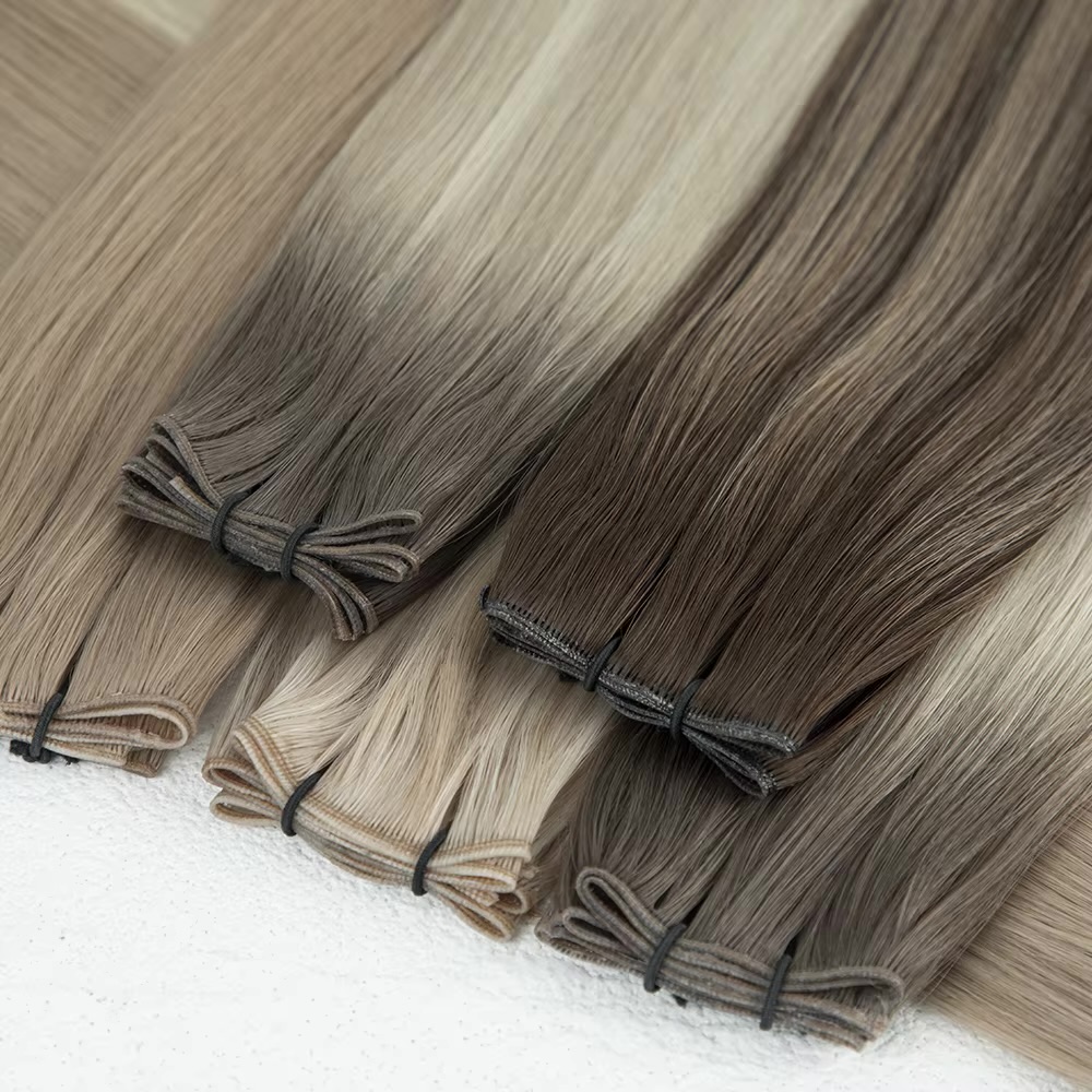 Genius Wefts in coordinated blonde and brown shades