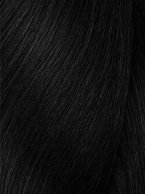 1 — Jet Black hair swatch