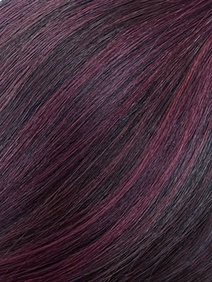 1B/530 — Off Black · Mahogany hair swatch