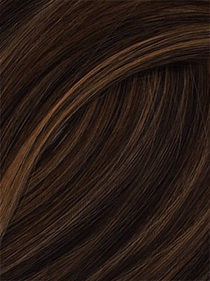 1B/30 — Off Black · Auburn hair swatch
